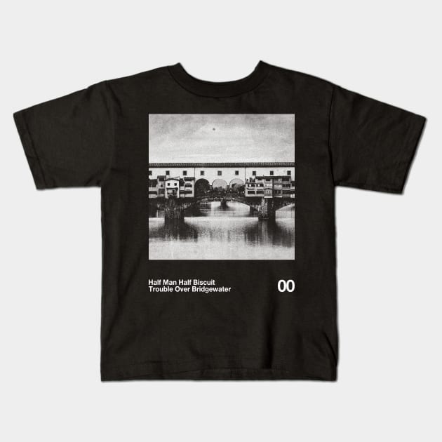 Trouble Over Bridgewater || Classic Black & White 90s Kids T-Shirt by solutesoltey